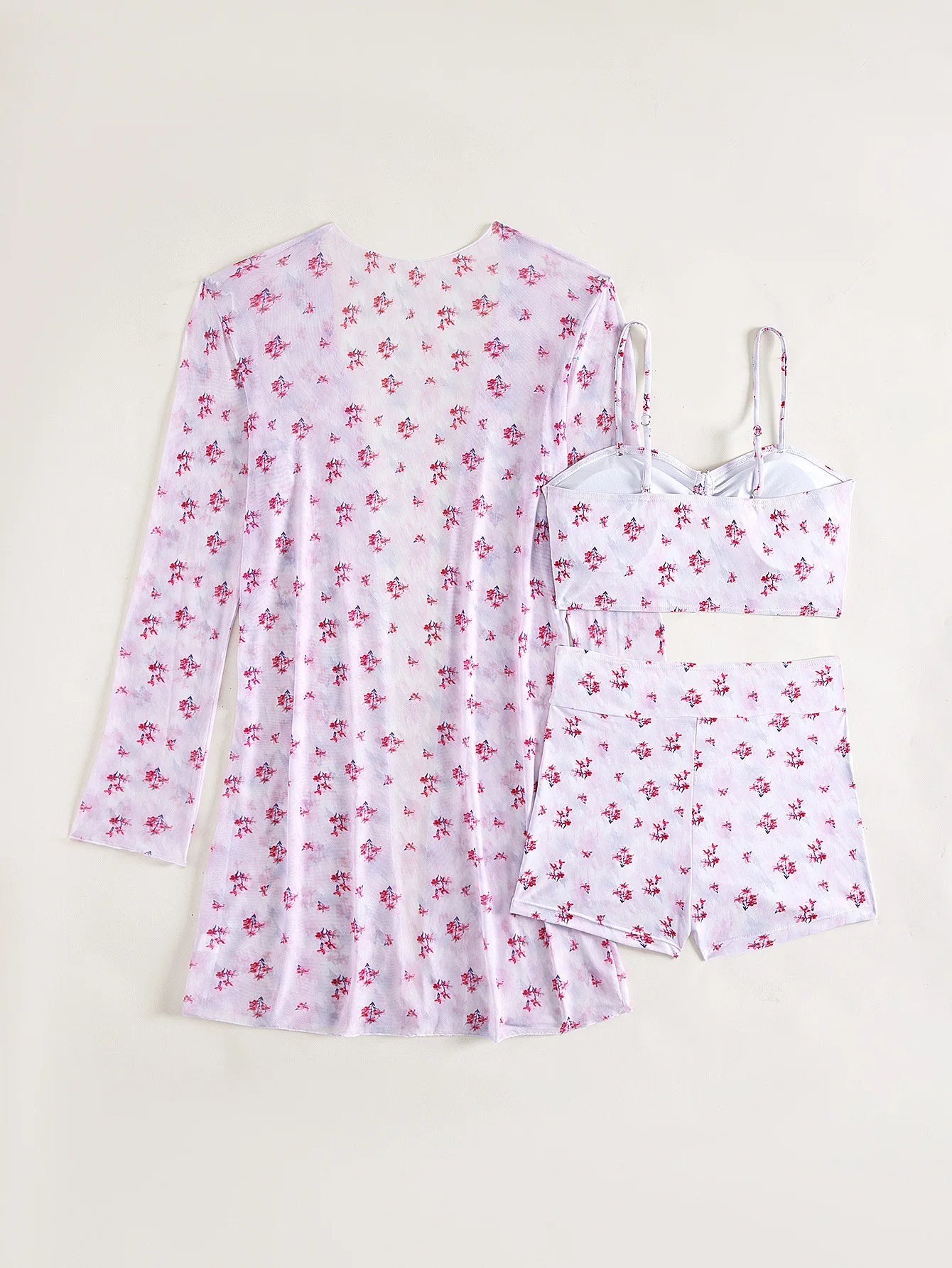 Summer Push Up Three-Piece Bathing Suits
