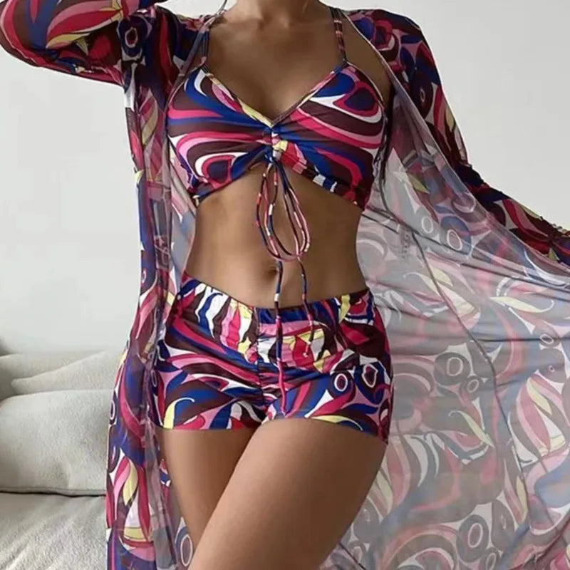 Summer Sports Beach Wear Two-Piece Swimsuit