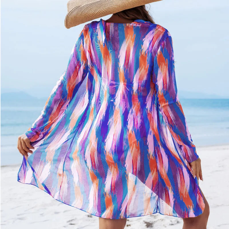 Women's High Waisted Three-Piece Swimsuit