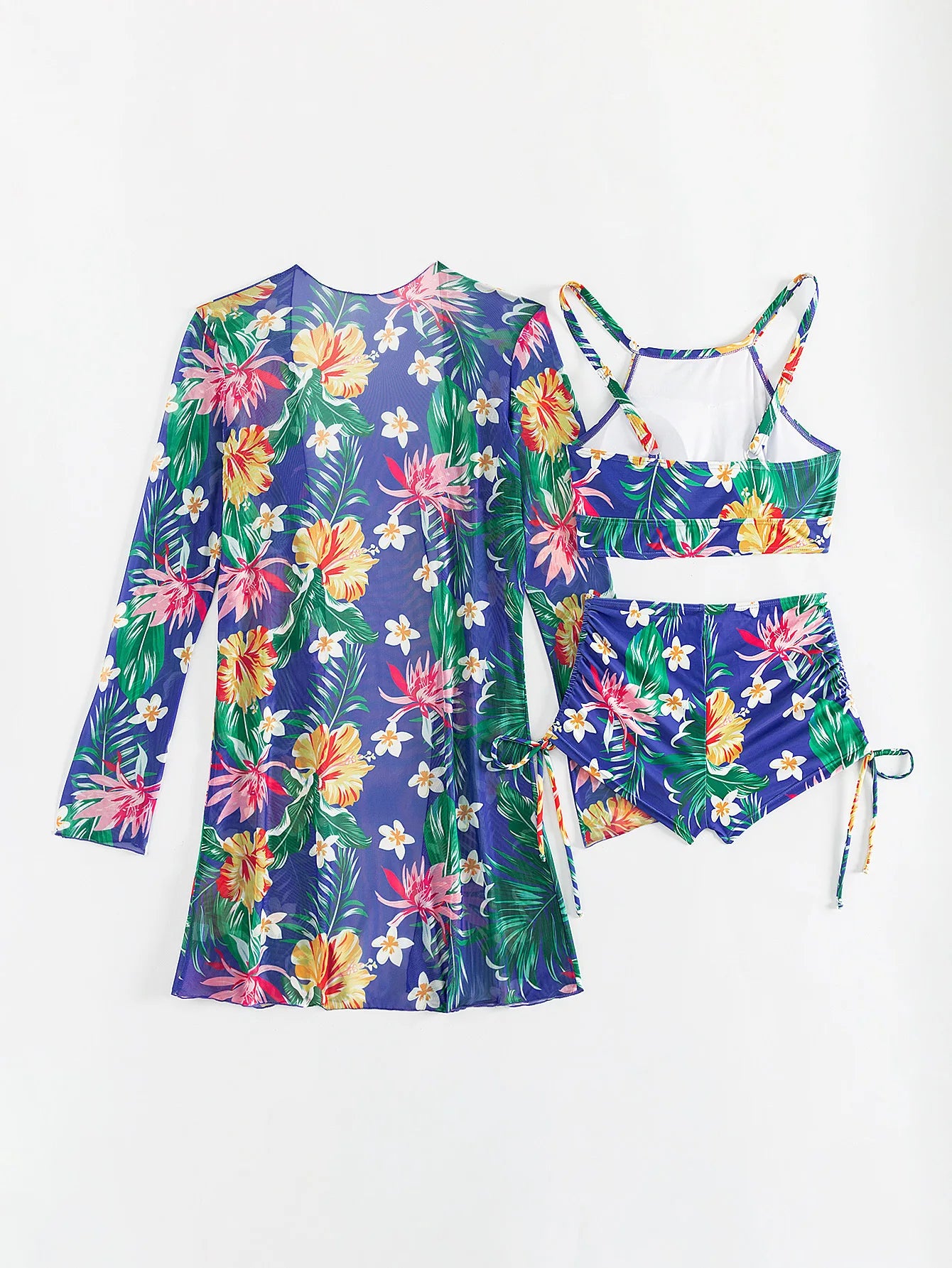 Push Up Beach Wear Three-Piece Bathing Suits