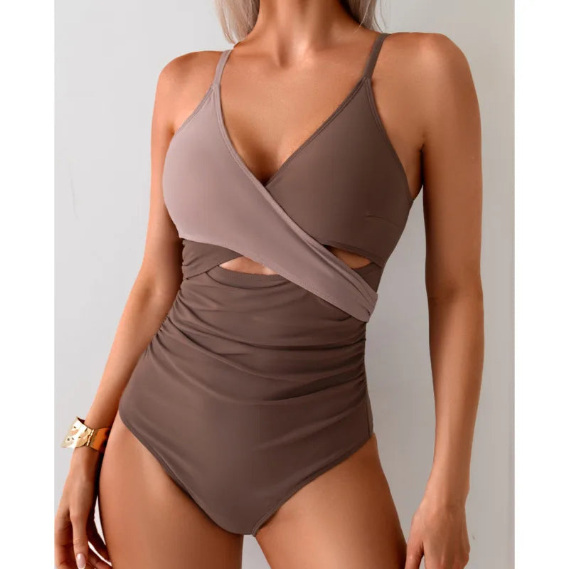Summer Sexy One Piece Push Up Beachwear Suits