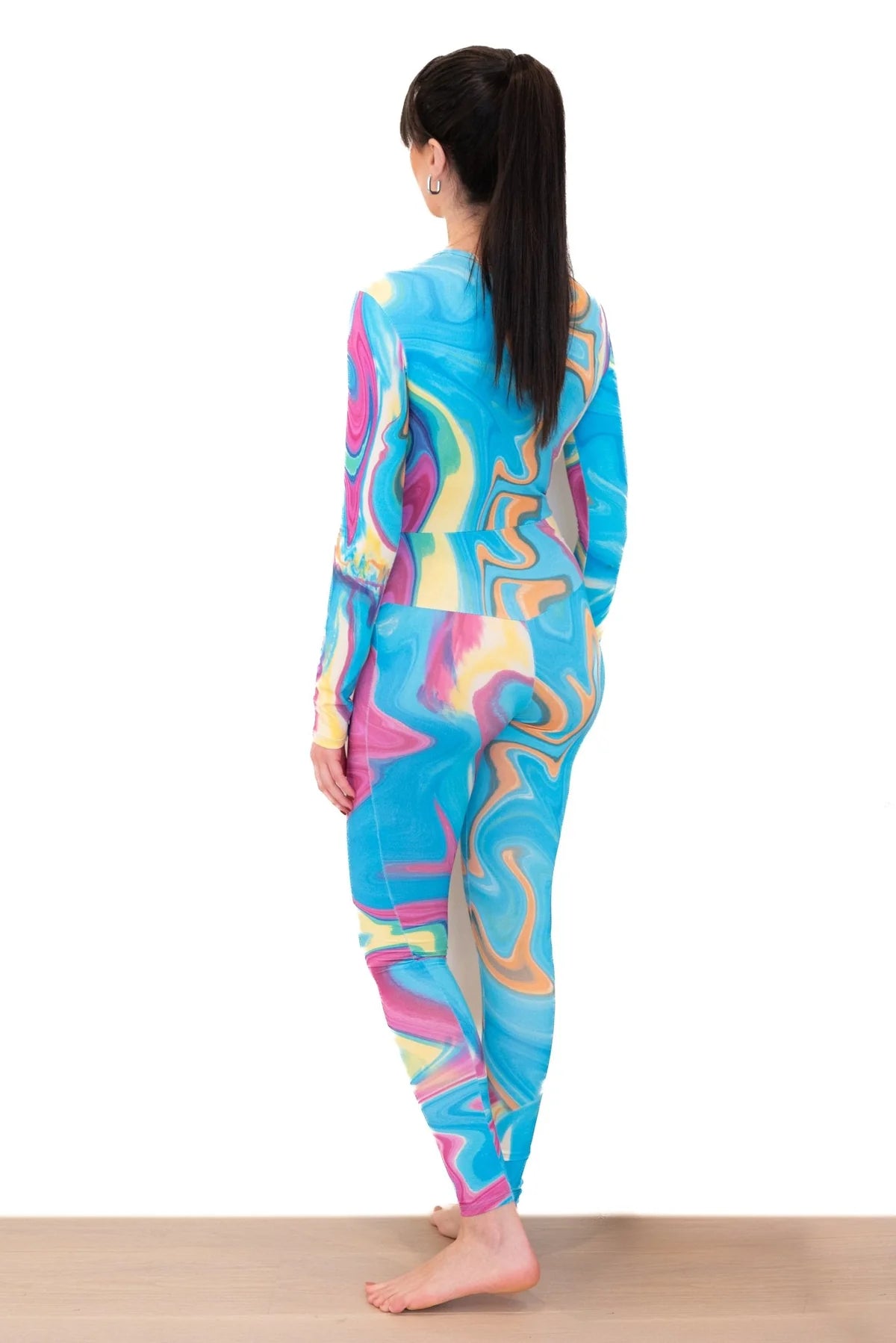 Aegean Wave Zip Suit