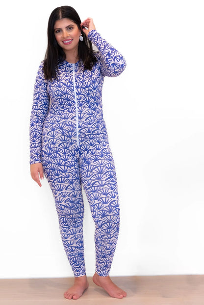 Aegean Wave Zip Suit