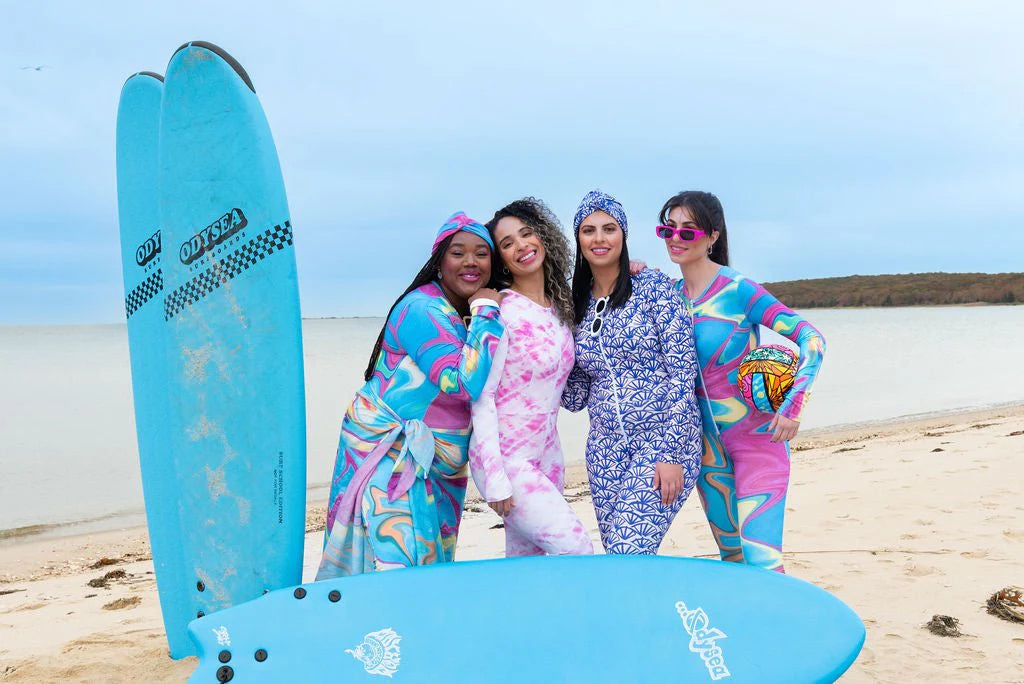 Aegean Wave Zip Suit