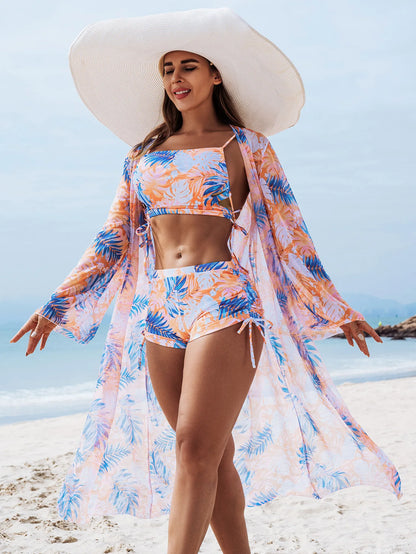 Summer Three-Piece Swimsuits Set
