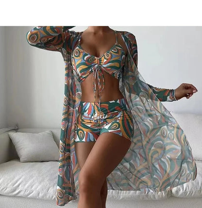 Summer Sports Beach Wear Two-Piece Swimsuit