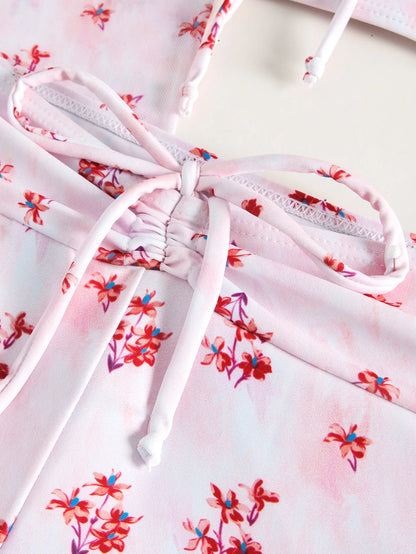 Summer Push Up Three-Piece Bathing Suits