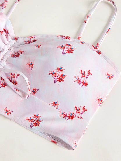 Summer Push Up Three-Piece Bathing Suits