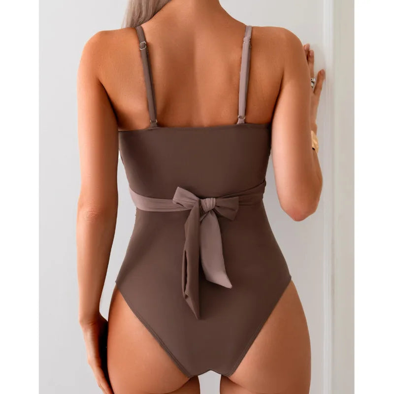 Summer Sexy One Piece Push Up Beachwear Suits