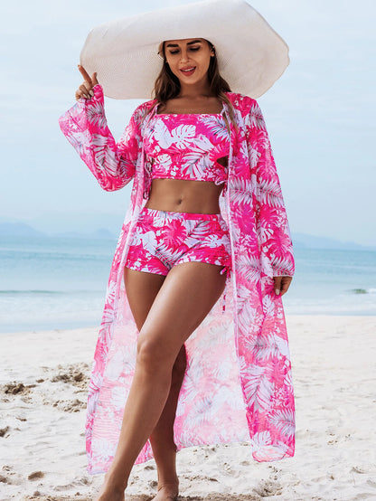 Summer Three-Piece Swimsuits Set