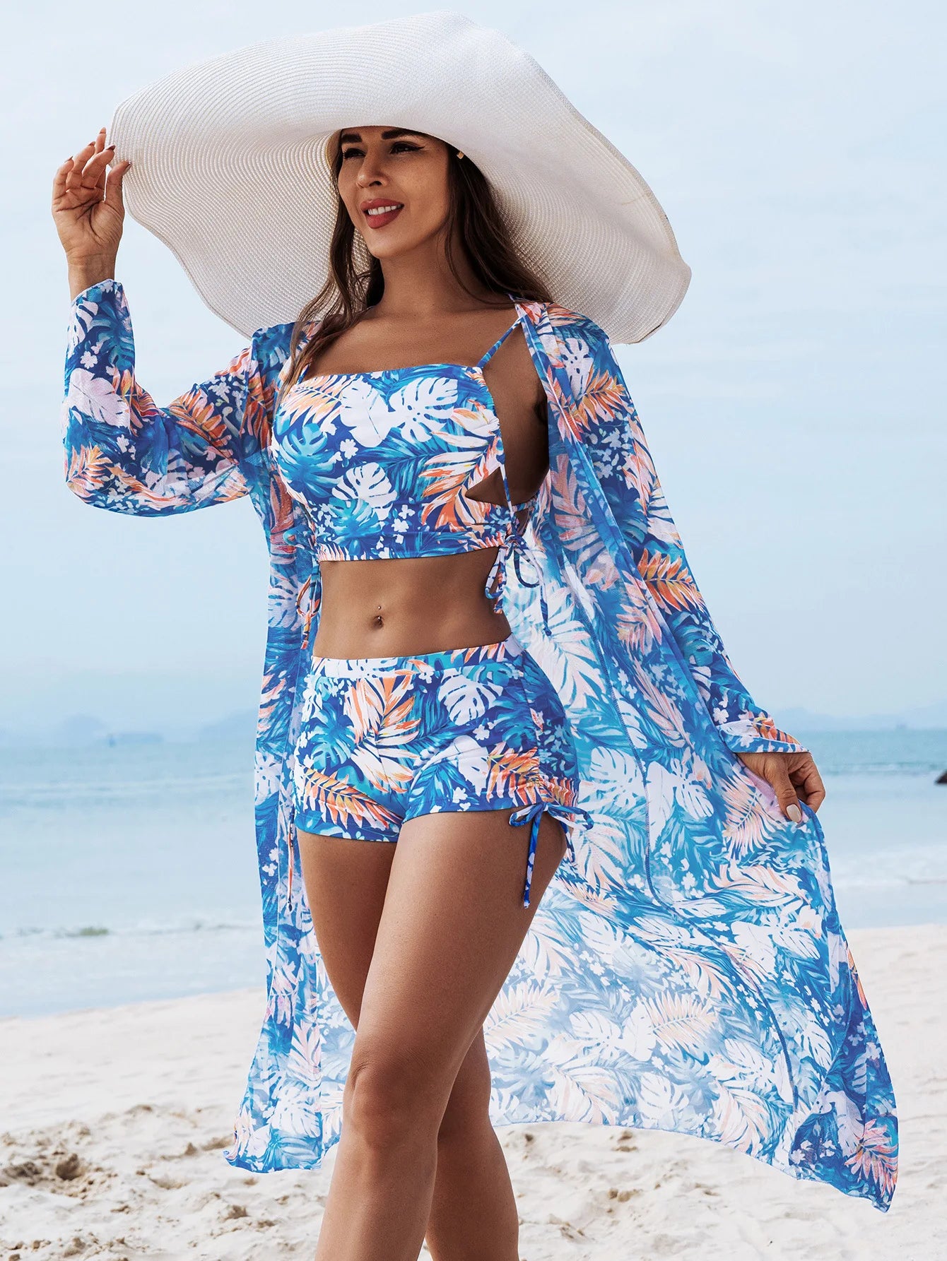 Summer Three-Piece Swimsuits Set