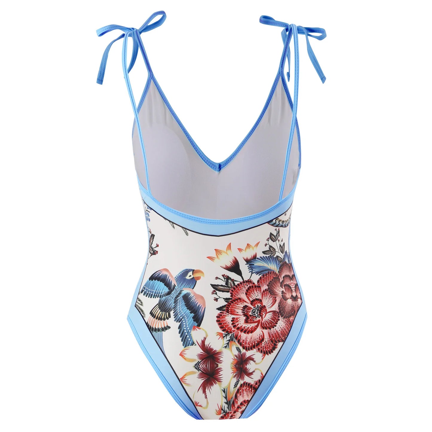 Summer Black Print One Piece Swimsuit