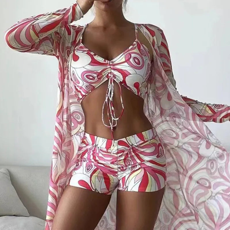 Summer Sports Beach Wear Two-Piece Swimsuit