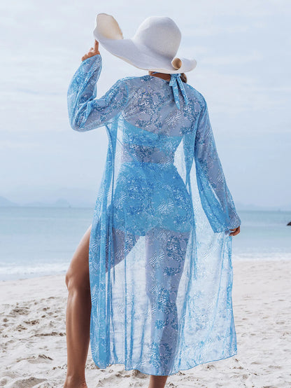 Women's Push Up Three-Piece Beach Suit