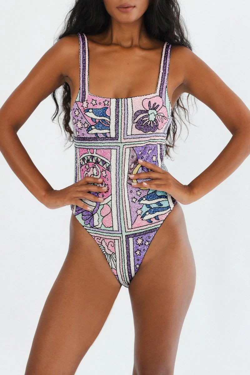 Enchanted Sea Garden One-Piece